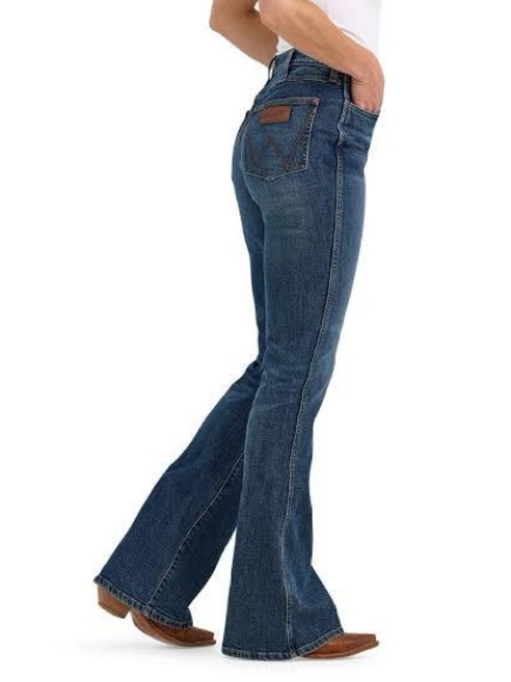 Wrangler Retro Bailey hi rise dark wash Cowgirl rodeo western Jeans 30”x 30”